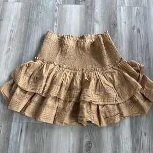 Divided Y2K Ruffle Style Romantic Eyelet Skirt Size Medium